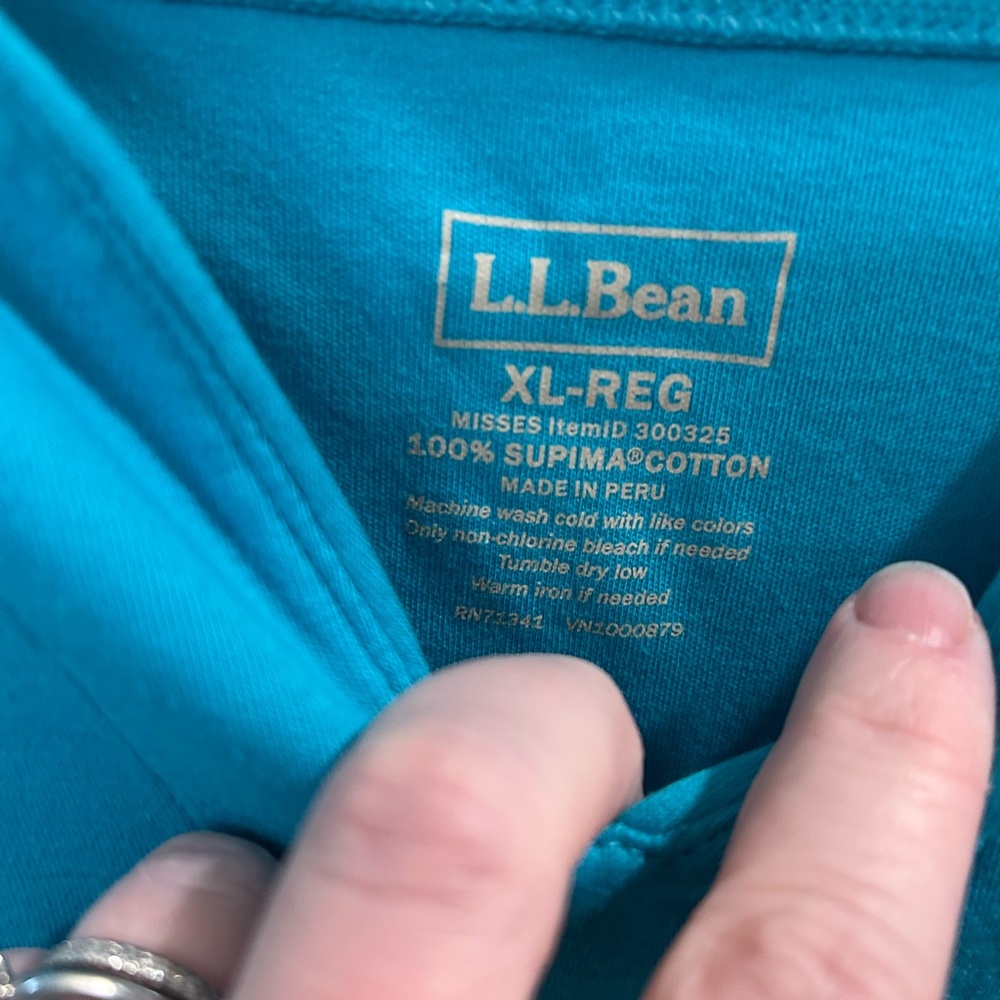 L.L Bean 100% cotton women’s top - Picture 2 of 3